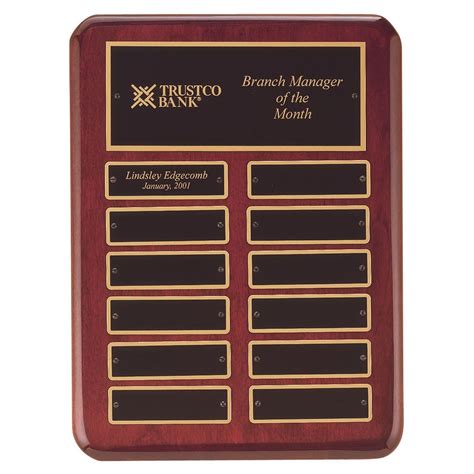 Employee of the year nomination form. Employee of the Month Perpetual Award Plaques