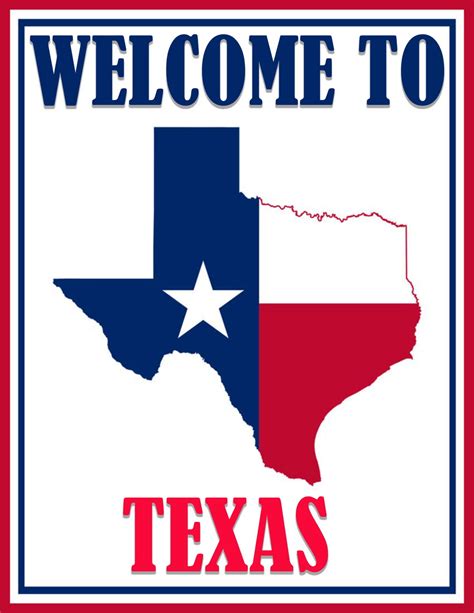 Texas Welcome Sign Free Download