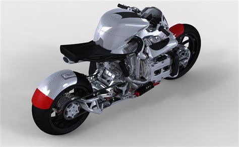 Kickboxer Subaru Wrx Powered Motorcycle Concept