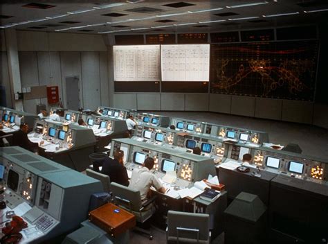Gemini 7 Mission Operations Control Room Mocr Mission Control