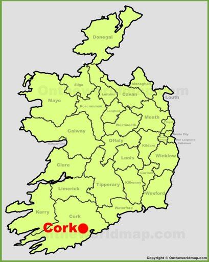 Cork Maps Ireland Discover Cork City With Detailed Maps