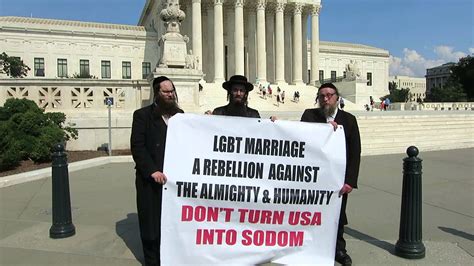 Rabbis Protest Legalization Of Same Sex Marriage At Us Supreme Court 06