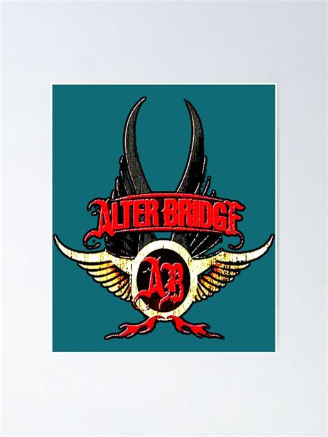 Alter Bridge Rock Band Logo Art Poster For Sale By Singhespanzart