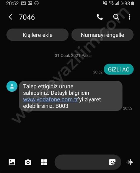 Zel Numara Bulma T Rk Telekom Vodafone Turkcell