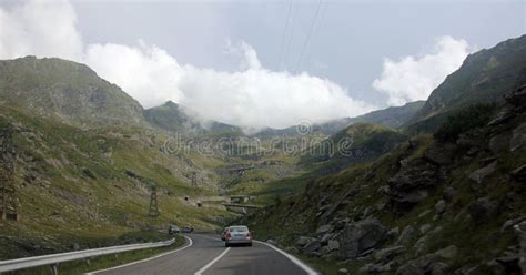 Driving On A Mountains Road Editorial Photography Image Of Fagaras
