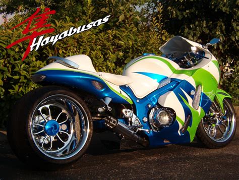 Come by and check out this 2018 suzuki hayabusa we just finished up with a full brock's performance package.hayabusa perfomance package includes:alien head. Blue White & Green Hayabusa | Custom sport bikes, Custom ...
