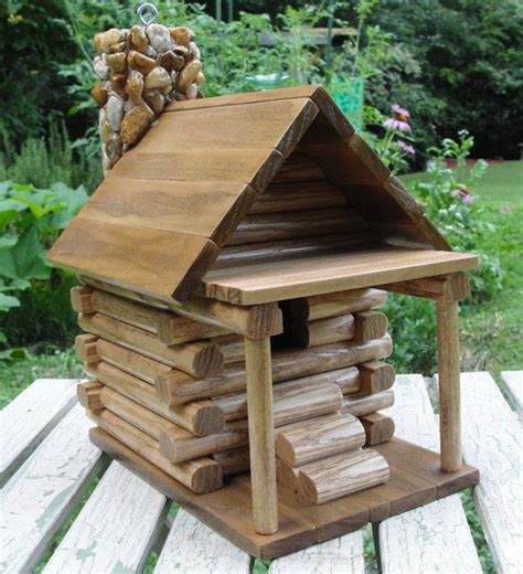 How To Make A Log Cabin Birdhouse Diy Projects For Everyone Bat