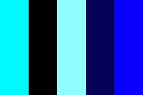 Epic Neon Blue Backgrounds Color Palette