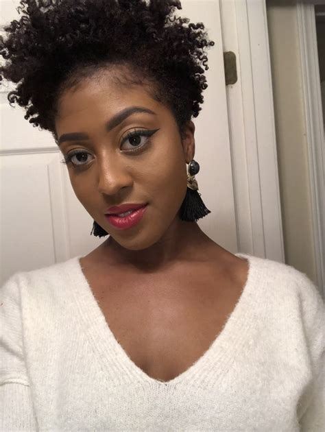 Curly Hair Styles Tapered Natural Hair Dark Skin Girls Shaved Sides