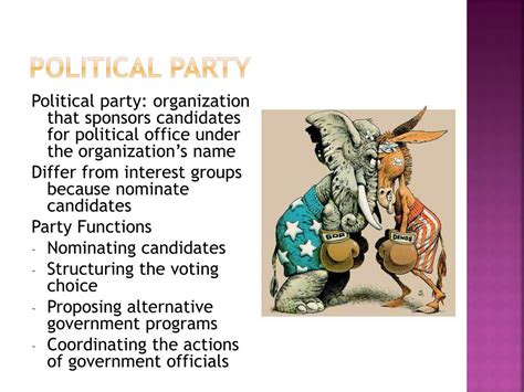 Ppt Political Parties Powerpoint Presentation Free Download Id3067538