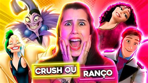 Desafio Dos VilÕes Disney Crush Ou RanÇo Youtube