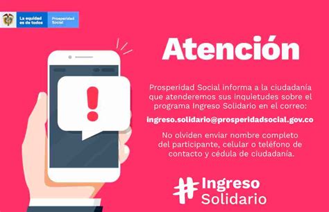 Qué es ingreso solidario en colombia. ¿Cómo reportar una inquietud al Ingreso Solidario?