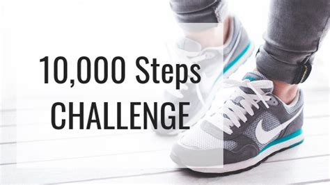 10000 Daily Steps Challenge Walk 10000 Steps A Day For 30 Days