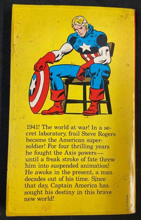 Captain America Pocket Comics Paperback Book Fnvf 1979 Comic Books