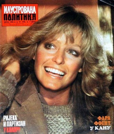 Farrah Smiles On The Cover Of An International Magazine Farrah