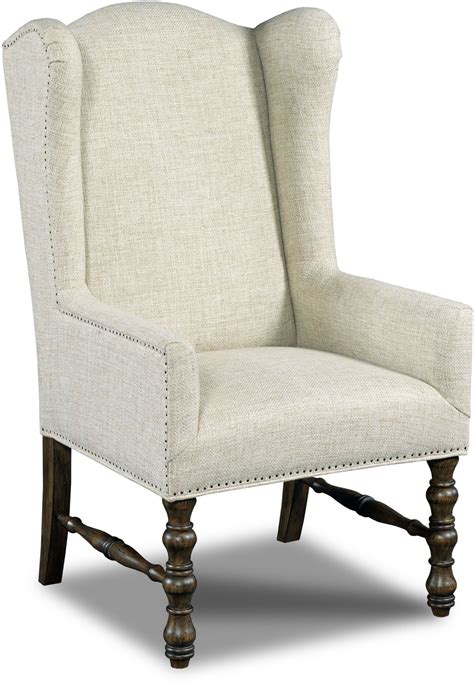 Decorator Beige Host Wing Back Dining Chair Set Of 2 From Hooker