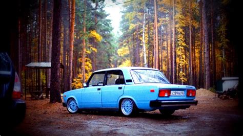 🥇 Vehicles Lada 2107 Blue Russian Oldie Russians Wallpaper 69728