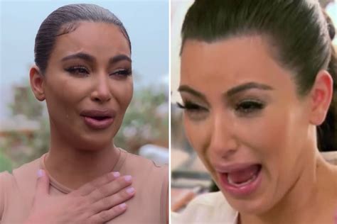 Kim Kardashians Ugly Crying Face Mocked By Kuwtk Fans After Star