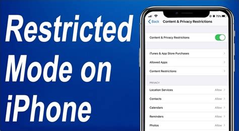 Fixed How To Turn Off Disable Restricted Mode On Iphone