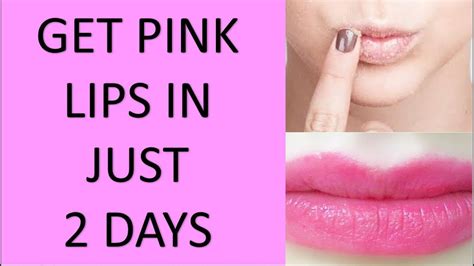 How To Get Pink Lips Lighten Dark Lips Naturally At Home 100