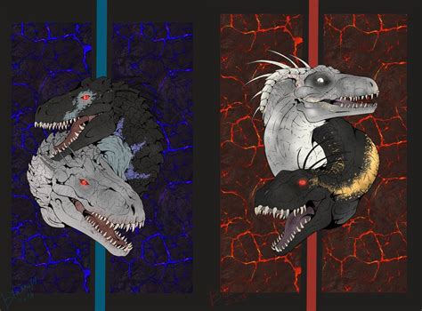 P Hybrids Sibilings By Blacksa1t On Deviantart Jurassic World Dinosaurs Jurassic World