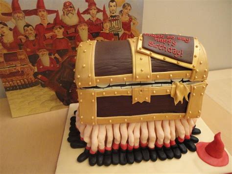Terry Pratchett Discworld Chest Cake Decorated Cake Cakesdecor