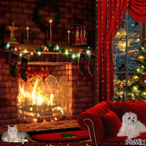 Christmas Fireplaces Animated S Karácsonyi