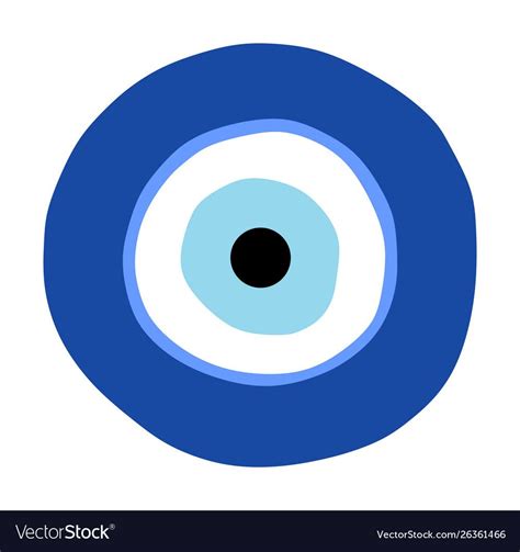 Greek Evil Eye Symbol Protection Vector Image On Vectorstock Eye