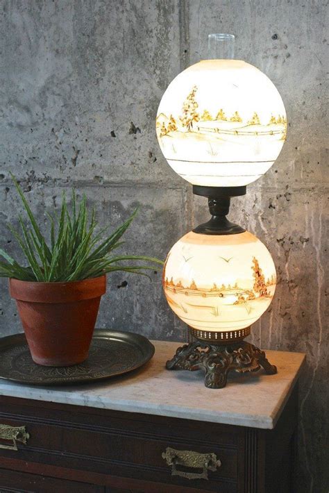 Vintage Double Globe Lamp Diy Vintage Decor Globe Lamps Vintage