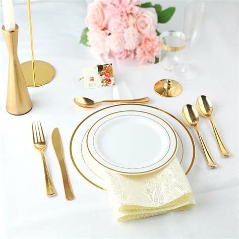 amazon wedding decor - plastic dishes and flatware #wedding #decor #