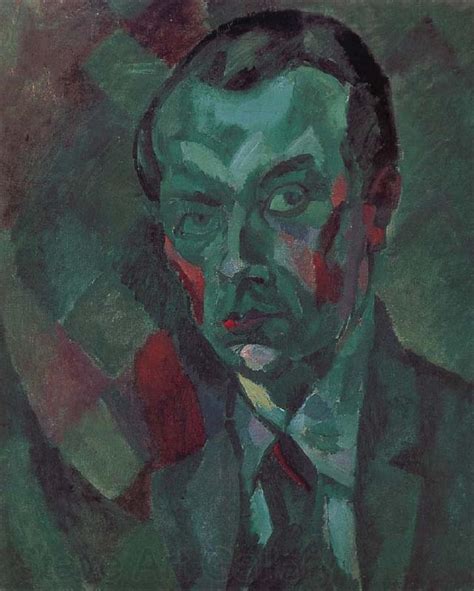 Self Portrait Delaunay Robert Malmo Sweden Oil Painting Reproductions