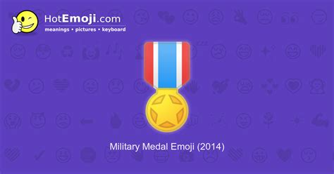 🎖️ Military Medal Emoji Meaning With Pictures From A To Z