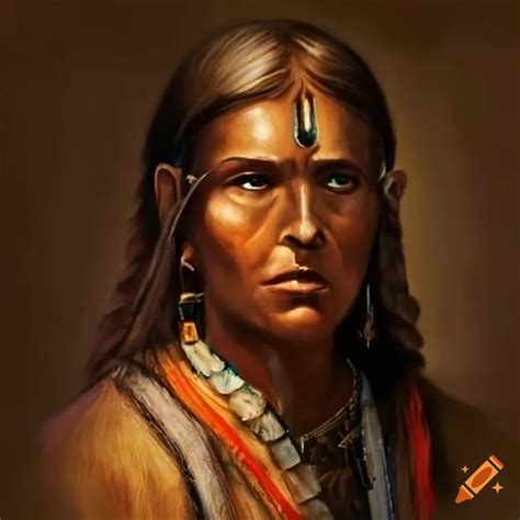 portrait of a native american priest