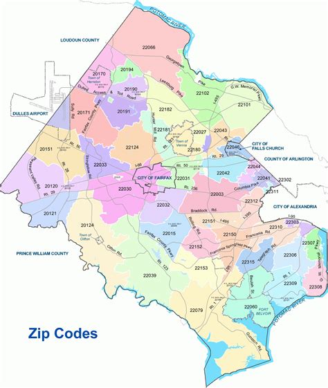 Map Of Northern Virginia Counties And Cities Virginia Map