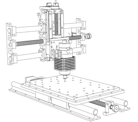 Cnc Milling Machine Ii 雕刻机 Solidworkssolidworks 3d Cad Model