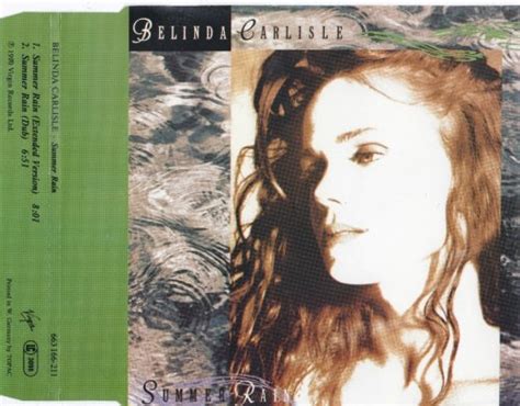 Belinda Carlisle Summer Rain Single 1990