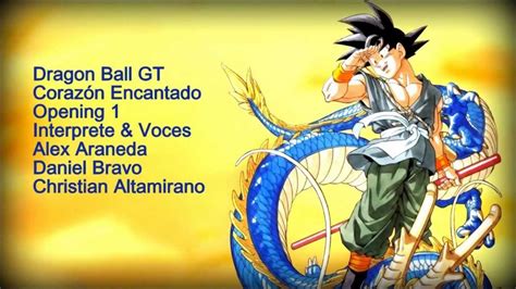 Dragon ball Gt Corazón Encantado opening español latino Fandub Chile YouTube