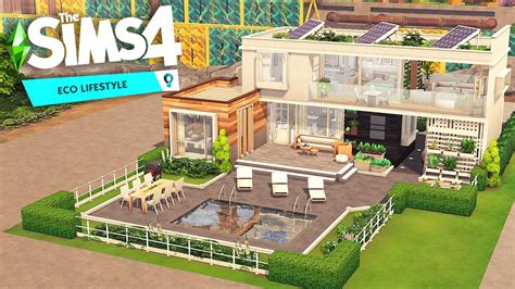 Eco Friendly Roommates House 💚 The Sims 4 Eco Lifestyle Speed Build