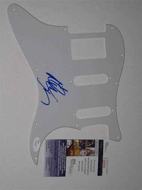 Nita Strauss Signed Autographed Guitar Pick Guard Alice