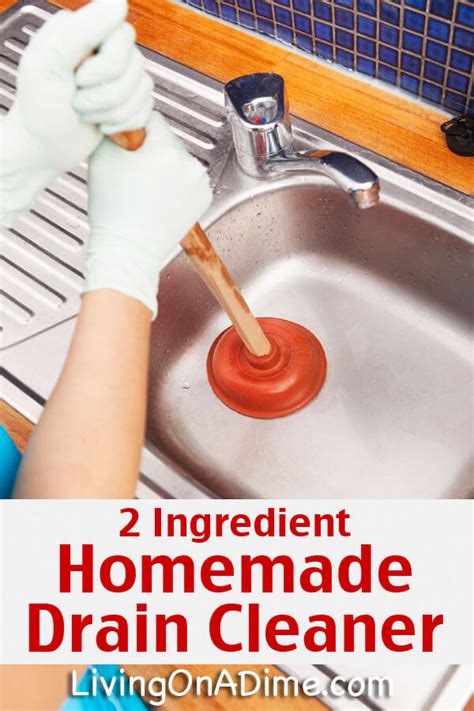 Easy Homemade Drain Cleaner And Drain Opener Recipe