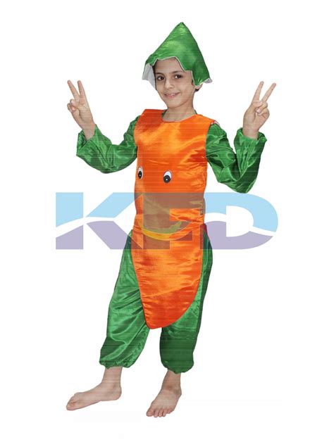 Carrot Fancy Dress For Kidsfruits Costume For School Annual Function