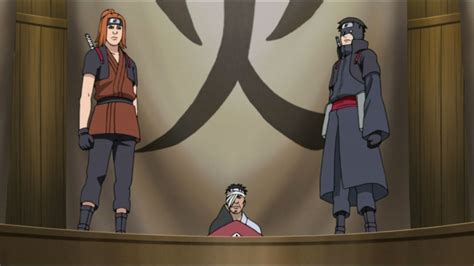 Danzo Fu And Torune Kage Summit Naruto Naruto Shippuden Naruto