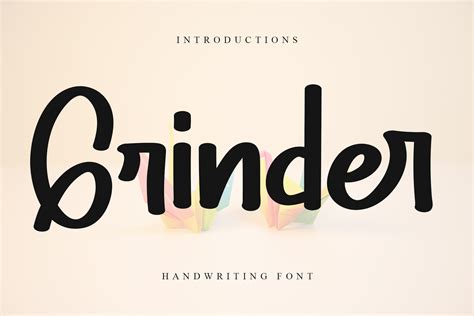Grinder Font By Yanstudio · Creative Fabrica