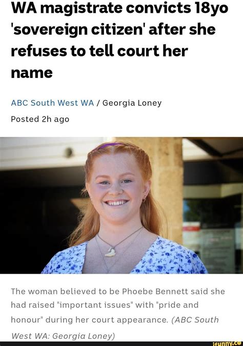 WA Magistrate Convicts 18yo Sovereign Citizen After She Refuses To