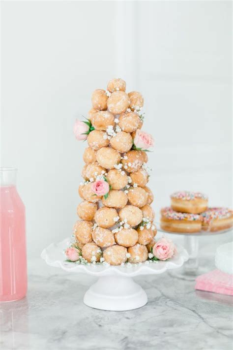 Donut Hole Tower Its A Sparkly Life Shower Desserts Birthday