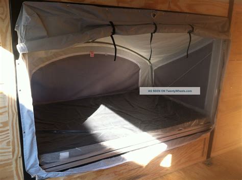 Enclosed Trailer Camper Fold Out Beds Camping Trailer Diy
