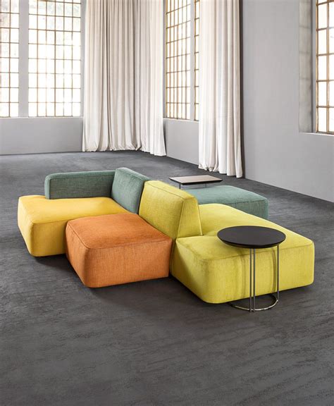 Modular Angular Bifacial Group Medium Sofa By Il Loft In Modular Sofas