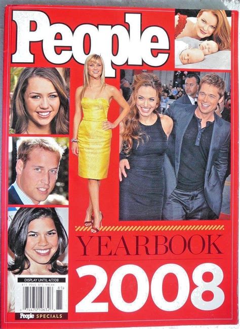 People Magazine Yearbook 2008 Celebrities Headlines Events Weddings Etc