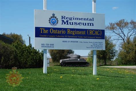 The Ontario Regiment Rcac Museum Oshawa Hours Address Attraction