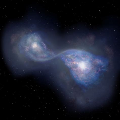 observan la colisión de galaxias tras el big bang — astrobitácora